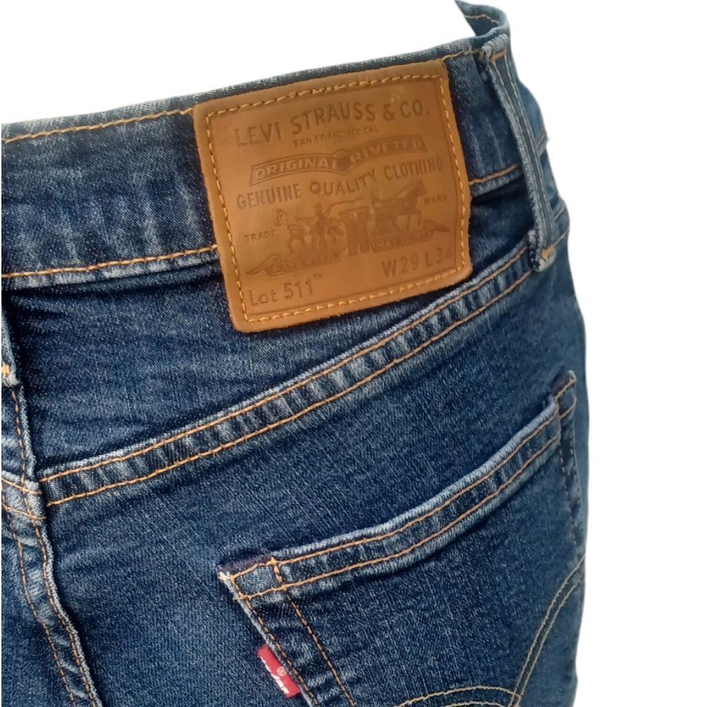 4164....Levi Strauss Straight leg Jeans Size W29 L34 - Picture 8 of 13